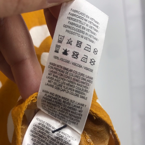 Primark polka dot crop button down top size10 - Picture 5 of 9